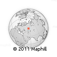 Outline Map of the Area around 52° 53' 45" N, 52° 46' 29" E, rectangular outline