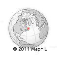 Outline Map of the Area around 52° 53' 45" N, 52° 37' 30" W, rectangular outline