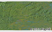 Satellite 3D Map of the area around 52° 53' 45" N, 59° 25' 29" W