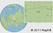 Savanna Style Location Map of Grigor'yevka