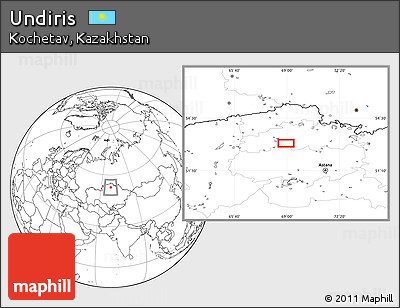 Blank Location Map of Undiris
