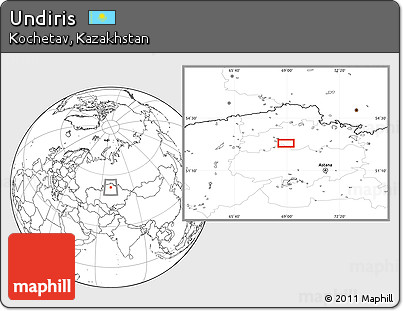 Blank Location Map of Undiris