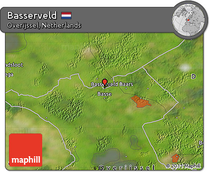 Satellite Map of Basserveld