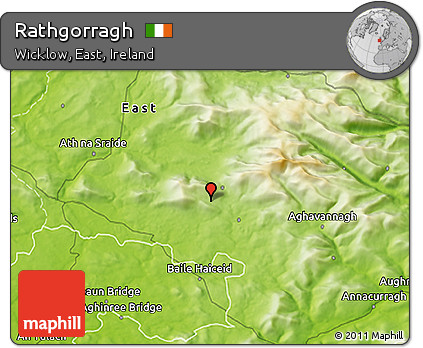 Physical 3D Map of Rathgorragh