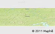 Physical Panoramic Map of the area around 52° 53' 45" N, 73° 52' 30" W