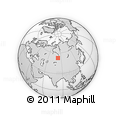 Outline Map of the Area around 52° 53' 45" N, 82° 31' 30" E, rectangular outline