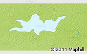Physical 3D Map of the area around 52° 53' 45" N, 89° 10' 30" W