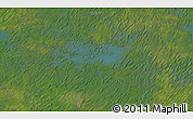 Satellite 3D Map of the area around 52° 53' 45" N, 89° 10' 30" W