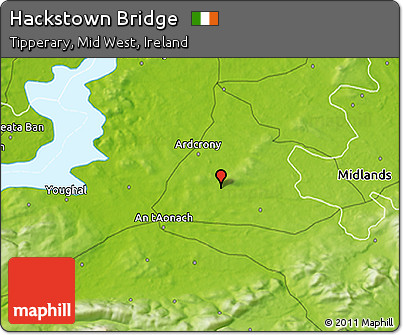Physical 3D Map of Hackstown Bridge