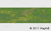 Satellite Panoramic Map of the area around 52° 53' 45" N, 94° 16' 30" W