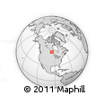 Outline Map of the Area around 52° 53' 45" N, 95° 7' 30" W, rectangular outline