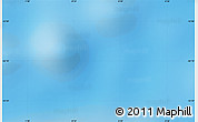 Physical Map of the area around 52° 14' 43" S, 0° 46' 30" W