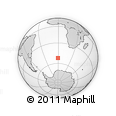 Outline Map of the Area around 52° 14' 43" S, 0° 46' 30" W, rectangular outline