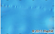 Physical Map of the area around 52° 14' 43" S, 112° 7' 30" W