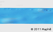 Physical Panoramic Map of the area around 52° 14' 43" S, 112° 58' 29" W