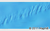 Shaded Relief 3D Map of the area around 52° 14' 43" S, 114° 40' 30" W