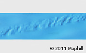 Physical Panoramic Map of the area around 52° 14' 43" S, 114° 40' 30" W