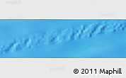 Shaded Relief Panoramic Map of the area around 52° 14' 43" S, 114° 40' 30" W