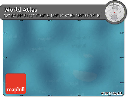 Satellite Map of the Area around 52° 14' 43" S, 130° 7' 30" E