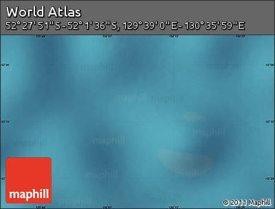 Satellite Map of the Area around 52° 14' 43" S, 130° 7' 30" E