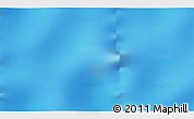 Shaded Relief 3D Map of the area around 52° 14' 43" S, 132° 40' 30" E