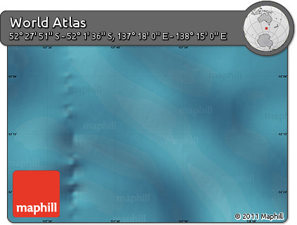 Satellite Map of the Area around 52° 14' 43" S, 137° 46' 30" E