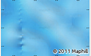 Shaded Relief Map of the area around 52° 14' 43" S, 137° 46' 30" E