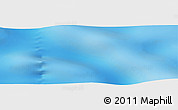 Shaded Relief Panoramic Map of the area around 52° 14' 43" S, 137° 46' 30" E