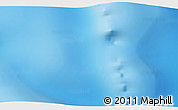 Physical 3D Map of the area around 52° 14' 43" S, 138° 37' 30" E