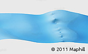 Physical Panoramic Map of the area around 52° 14' 43" S, 138° 37' 30" E