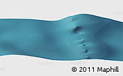 Satellite Panoramic Map of the area around 52° 14' 43" S, 138° 37' 30" E