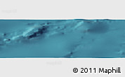 Satellite Panoramic Map of the area around 52° 14' 43" S, 144° 34' 29" E