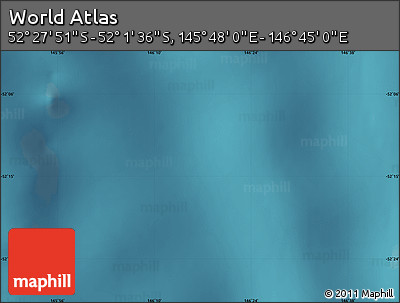 Satellite Map of the Area around 52° 14' 43" S, 146° 16' 30" E