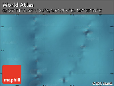 Satellite Map of the Area around 52° 14' 43" S, 147° 7' 30" E