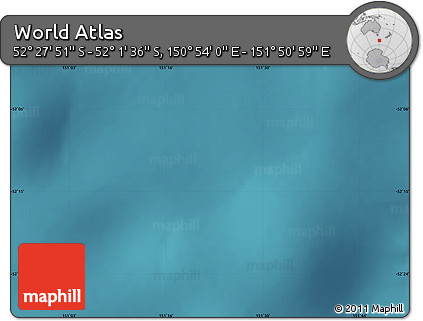 Satellite Map of the Area around 52° 14' 43" S, 151° 22' 30" E