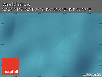 Satellite Map of the Area around 52° 14' 43" S, 151° 22' 30" E