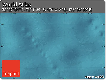 Satellite Map of the Area around 52° 14' 43" S, 156° 28' 29" E