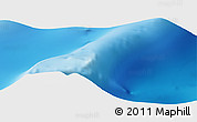 Physical Panoramic Map of the area around 52° 14' 43" S, 160° 43' 29" E
