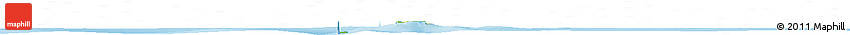 Physical Horizon Map of the Area around 52° 14' 43" S, 169° 13' 29" E