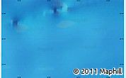 Shaded Relief Map of the area around 52° 14' 43" S, 19° 28' 30" W