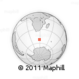 Outline Map of the Area around 52° 14' 43" S, 28° 7' 30" E, rectangular outline