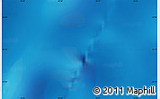 Shaded Relief Map of the area around 52° 14' 43" S, 34° 4' 30" E