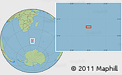 Savanna Style Location Map of the area around 52° 14' 43" S, 38° 19' 30" E