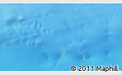 Physical 3D Map of the area around 52° 14' 43" S, 46° 40' 29" W