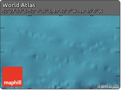 Satellite Map of the Area around 52° 14' 43" S, 49° 13' 30" W
