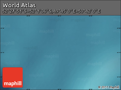 Satellite Map of the Area around 52° 14' 43" S, 50° 13' 30" E