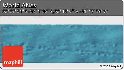 Satellite Panoramic Map of the Area around 52° 14' 43" S, 51° 46' 29" W