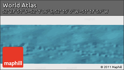 Satellite Panoramic Map of the Area around 52° 14' 43" S, 51° 46' 29" W