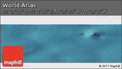 Satellite Panoramic Map of the Area around 52° 14' 43" S, 78° 7' 30" W