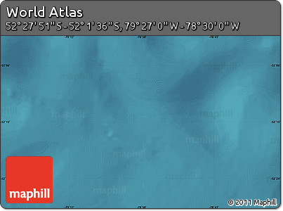 Satellite Map of the Area around 52° 14' 43" S, 78° 58' 29" W